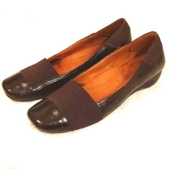 Kenneth Cole Gentle Souls Comfort Shoes Sz 8.5 Brown Patent Leather Office Glam - Picture 5 of 12